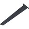 Ekena Millwork 2 1/2"W x 24"D Countertop Island Steel Heavy Duty Bracket w/ Flange, Powder Coated Black BKTM02X24IBPBL - alternate 6
